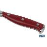 CUCHILLO PUNTILLA COCINERO HOJA 9CM MODELO AGUACEJO ROJO