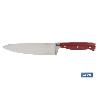 CUCHILLO COCINA HOJA 17CM MODELO AGUACEJO ROJO