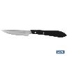 PACK 3 CUCHILLO DE MESA CON FILO HOJA 10CM  MODELO GULASH NEGRO