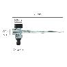 PINCHO PARA ASPERSOR METALICO SATURNIA CON RACORD MANGUERA