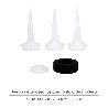 SET ACCESORIOS PARA PISTOLA ALUMINIO / ACERO APLICAR MORTERO 660 CC. 02210502