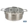 PACK DE CACEROLA INDUCCIÓN 4.3 L, CAZO 1L INDUCCIÓN, SARTEN INDUCCIÓN 20 CM