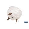 MACETA CON PATAS Y FILTRO DE DRENAJE COLOR BLANCO WPC Ø 395 X 255 MM 21 L VENTA UNITARIA