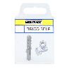 TORNILLO CABEZA HEXAGONAL ZINCADO M6 X 20 MM.  8 UNIDADES