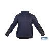 SUDADERA RANGER CUELLO CREMALLERA 280GMS AZUL-NEGRO T-XXXL