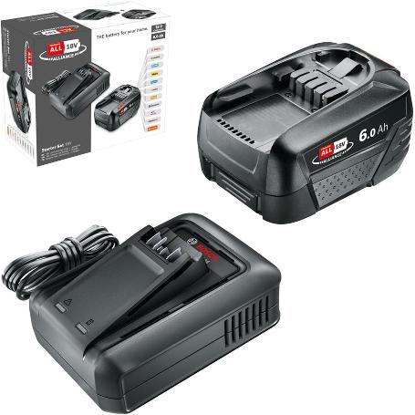BOSCH SET BATERIA 6.0 AH+CARGADOR 18V-44 POWER FORALL 1600A032A8