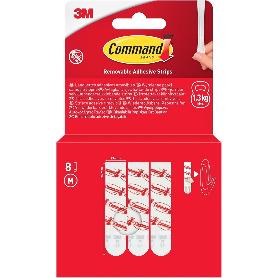 3M TIRAS COMMAND ADHESIVAS USO GENERAL MEDIANAS 8 TIRAS 17021