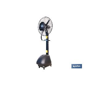 VENTILADOR INDUSTRIAL DE PIE CON NEBULIZACIÓN Y 3 VELOCIDADES Ø65 CM 260 W