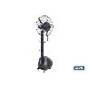 VENTILADOR INDUSTRIAL DE PIE CON NEBULIZACIÓN Y 3 VELOCIDADES Ø65 CM 260 W