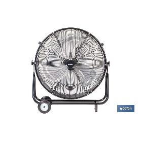 VENTILADOR INDUSTRIAL DE SUELO CON 3 VELOCIDADES Ø60 CM 124 W