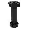 PATA DE COCINA MODELO OCTO REGULABLE 85-110MM ACABADO NEGRO SIN TETÓN EXTENSIÓN 140-190 (UNIDADES 3200)