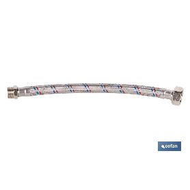 CONEXIÓN FLEXIBLE INOX PARA TERMO M1/2 - H3/4 30 CM.