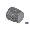 MACETA O MACETERO TRENZADA COLOR GRIS OSCURO PP Ø 359 X 315 MM 26,5 L VENTA UNITARIA