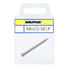PUNTA ACERO CÓNICA COBRE 1,50X25 MM. 70 UNIDADES