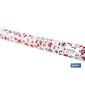 ROLLO DE HULE DISEÑO CAMPO FLORIDO  1,40 X 25 M