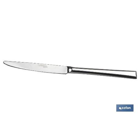 BL 2UDS CUCHILLO DE MESA INOX C-18/10 MODELO BARI 2,5MM