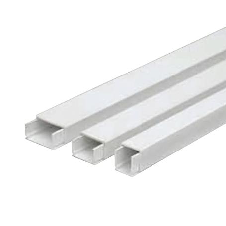 CANALETA ADHESIVA CON TAPA 10X20 MM. X 2 M.