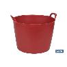 CAPAZO  42 L ROJO  48.5 X 45 X 38 CM VENTA UNITARIA