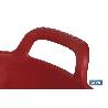 CAPAZO  42 L ROJO  48.5 X 45 X 38 CM VENTA UNITARIA