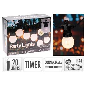 GUIRNALDA 20 BOMBILLAS LED G50 CALIDA FILAMENTO LE2200320