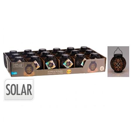 FAROL SOLAR NEGRO 9X9.5CM