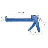 PISTOLA SILICONA BASIC. COLOR AZUL. PISTOLA SELLADORA, PISTOLA SELLADORA SILICONA, PISTOLA CALAFATEO, PISTOLA CALAF