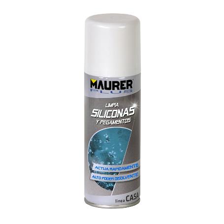 SPRAY LIMPIADOR SILICONA / PEGAMENTOS MAURER 200 ML.