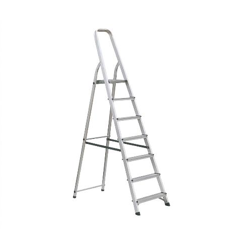 ESCALERA ALUMINIO 7 PELDAÑOS HOGAR EN131