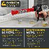 PISTOLA SILICONA PROFESIONAL  ROJA / NEGRA PROFESIONAL