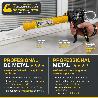 PISTOLA SILICONA PROFESIONAL EXTRAFUERTE, CARTUCHOS 310 ML. PISTOLA SELLADORA SILICONA, PISTOLA CALAFATEO, PISTOLA 
