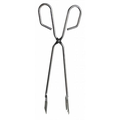 TENACILLA PINZA INOX 18/8 PALA CORTA 26 CM