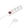 BASE MULTIPLE 3 TOMAS SCHUCKO Y 2 TOMAS USB (A / C) CON INTERRUPTOR Y TOMA DE TIERRA