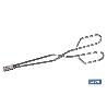 PINZA BARBACOA INOX C/PALA 380 MM