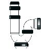 TECNO SIFON EXT.CURV.FREG. S-V 1-1-2 (T31) 50059