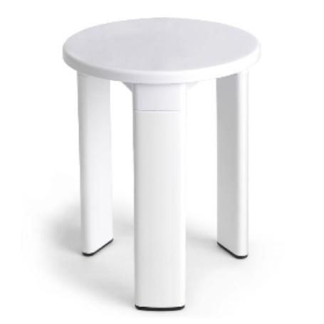 TABURETE BAÑO BLANCO