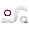 TUBO FLEXIBLE BLANCO 1 1/2  Ø40-50 300-720 MM