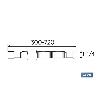 TUBO FLEXIBLE BLANCO 1 1/4  Ø32-40 300-720 MM
