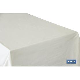 PROTECTOR DE MESA DE  PVC BLANCO 1,40 X 50  M