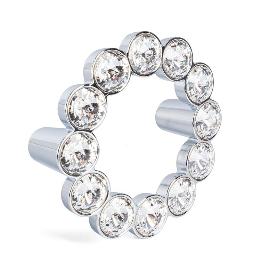 POMO ZAMAK/CRISTAL SINATRA D85 C64 CROMO 12 CRISTALES SWAROVSKI ORIGINAL (UNIDADES 15)