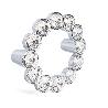 POMO ZAMAK/CRISTAL SINATRA D85 C64 CROMO 12 CRISTALES SWAROVSKI ORIGINAL (UNIDADES 15)