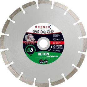 DRONCO-B5-230-DISCO DE DIAMANTE EVOLUTION B5 HORMIGÓN (ANTES ECF) DIAMETRO  230 MM