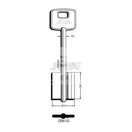 LLAVE GORJA JMA CRN-1G (CAJA 10)