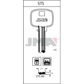 LLAVES JMA PROM. 30 LLAVES+5 GRATIS SEGURIDAD LATON MOD  STS-X6 (CAJA 30 UNIDADES)