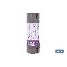 BOLSA DE BASURA AUTOCIERRE PERFUMADA LAVANDA 55 X 86 G.75 COLOR GRIS 15 UDS 50L