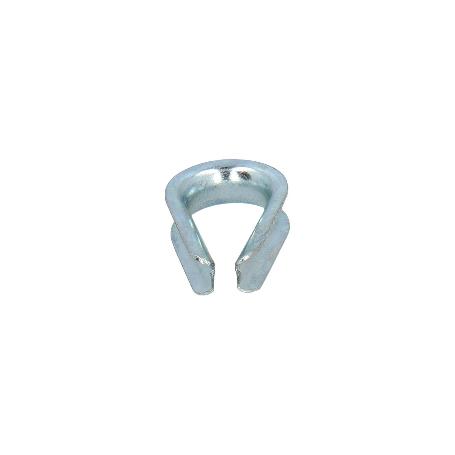 GUARDACABOS ZINCADO PARA CABLE  3 MM.