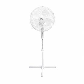 VENTILADOR PIE BLANCO 45 WATT  - 1,2 METRO ALTO.