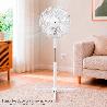 VENTILADOR PIE BLANCO 45 WATT  - 1,2 METRO ALTO.
