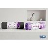 BOLSAS DE BASURA PERFUMADAS A LAVANDA CON AUTOCIERRE 55 X 86 CM G. 75 COLOR GRIS 15 UDS. 50 L