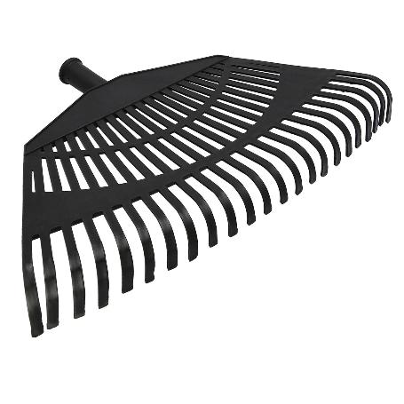 RASTRILLO PLASTICO TRAPEZOIDAL COLOR NEGRO 32 DIENTES