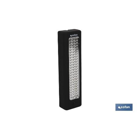 LÁMPARA 72 LED RECTÁNGULAR IMÁN/GANCHO